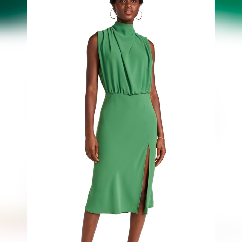 {Amanda Uprichard} Green Dress Size Large